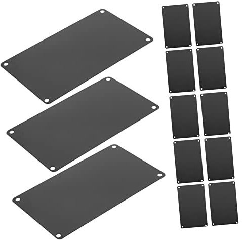 GRIRIW 10stücke Blanko-metallschild Für Türschild Namensschild Aus Aluminium Multifunktions-namensschild Diy-zubehör Gravieren Oder Bedrucken Für Büro Zuhause Oder Hotel