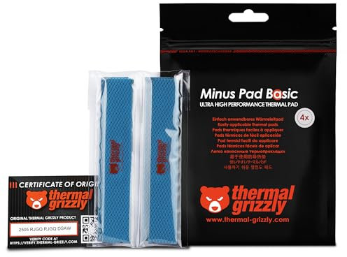 Thermal Grizzly Minus Pad Basic 4 Pack- 120 x 20 x 3.0 mm