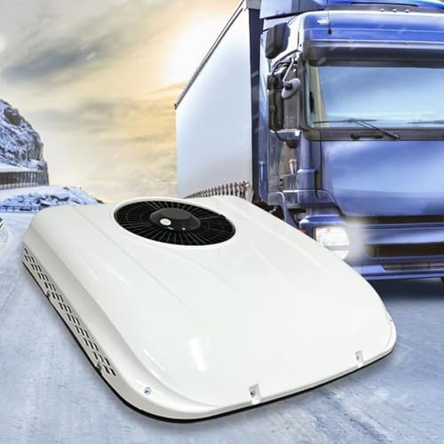 Climatiseur De Toit 12 V/24 V for Camping-Car, Climatiseur De Stationnement Monté sur Le Dessus for Camion,véhicule De Construction, Unité De Climatisation for Camping-Car À Refroidissement Rapide en