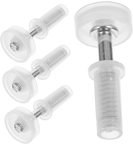 LOORGVEL 4pièces Kit De Charnières Pivotantes Acier Inoxydable Pour Porte Pliante Double Accessoires Robustes Pour Porte De Placard Accordéon Quincaillerie De Réparation Multifonctionnelle