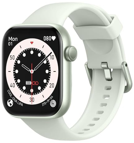 Smart Watch for Men Women Answer/Make Call, 1.85 Smartwatch, Fitness Watch with Heart Rate Blood Pressure Sleep Monitor, 140+Sports, IP68 Waterproof Step Counter Watch Compatible with Android IOS