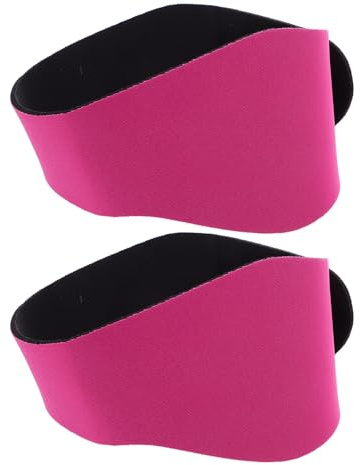 MUELODSIC Diadema de Neopreno para Natación 2 Piezas Protección Auditiva para Orejas Tamaño M Banda Ajustable Antideslizante para Piscina Buceo y Deportes Acuáticos en Mujer Adulta