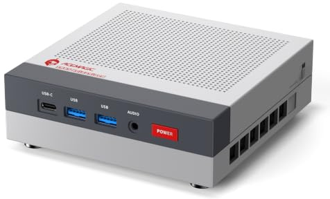 ACEMAGIC Retro X3 Mini PC Gaming, AMD Ryzen 7 H 255, 16Go LPDDR5 1To SSD | AMD Radeon 780M, USB4, WiFi 6E, BT 5.2, 2.5G LAN, Triple écran 4K Mini Ordinateur pour les joueurs et les créateurs