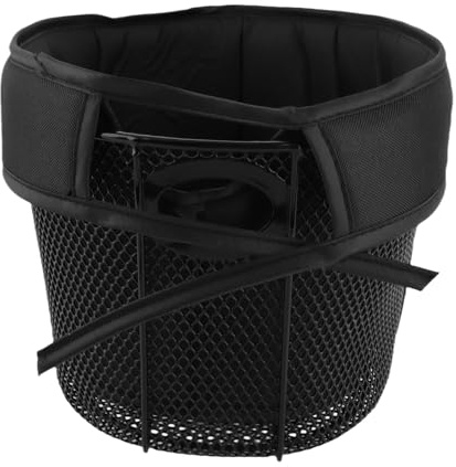 Yinhing Bärbar Hundcykelkorg för små Husdjur Järnram Comfort Sponge Liner-rem Idealisk för Mountainbikecykling och Utflykter Rymmer Husdjur Upp Till 16,5 Lbs (Typ B)