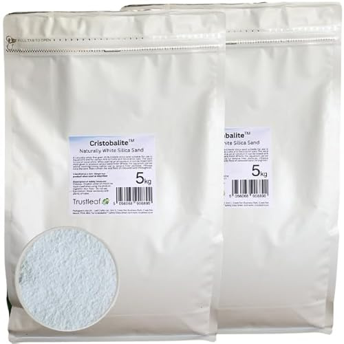 10kg Bag of Decorative White Silica Sand - Art and Crafts, Aquariums
