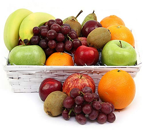 Get Well Fruit Basket - Fruit Gift Baskets and Gift Hampers with Next Day UK delivery with Personal Message attached