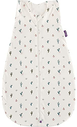 Träumeland S0200605 Sommerschlafsack LIEBMICH aus Baumwolle, Design Kaktusliebe, Größe 90 cm, mehrfarbig