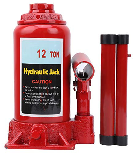 12T Hydraulischer Wagenheber für Auto, vertikal, hydraulische Wagenheber, Flaschenanschluss für Autos, Wohnwagen, Traktoren, Hydraulikheber für Auto, LKW, Wohnwagen