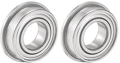 sourcing map 2 Stück SF688ZZ Flanschkugellager 8x16x5mm Doppelt Geschirmte Edelstahllager