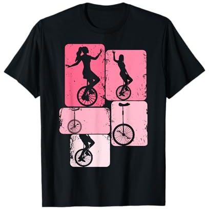 Einrad Mädchen Unicycle Damen Kinder T-Shirt