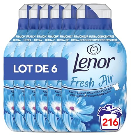 Lenor Weichspüler Frische Luft Morgenfrische 6x36 Wäschen 504 ml