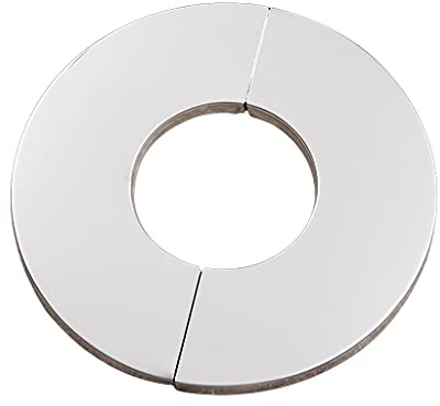 Flangia divisa da parete in acciaio inox piastra rotonda copertura per pareti dell'acqua adatta per rubinetti da cucina, lavandini, servizi igienici, rosetta