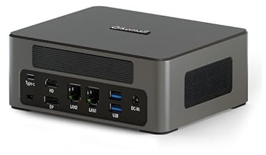 qikemall Mini PC Windows 11 Core i7 1360P,Mini Computer 64GB DDR5 RAM,512G SSD,2TB HDD, Micro PC HDMI DP Type-C WI-FI 6 2.5Gbe LAN USB3.2 Cheap PC