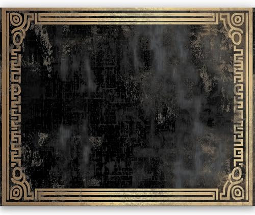 Art Fototapete Einfacher goldener Marmor Tapeten 350 x 256 cmWandtapete Wohnzimmer Schlafzimmer für Kinderzimmer Schlafzimmer, Concealer TV-Hintergrundwand Grau