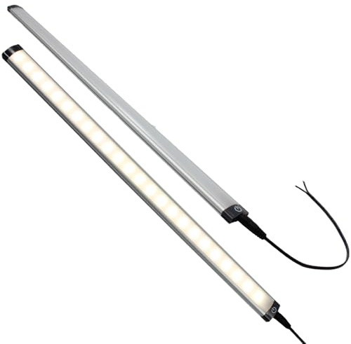HABA 12 Volt LED Touch Unterbaulampe Küchenlampe Tür Wohnwagen Wohnmobil Caravan Boot Alu 500 mm dimmbar
