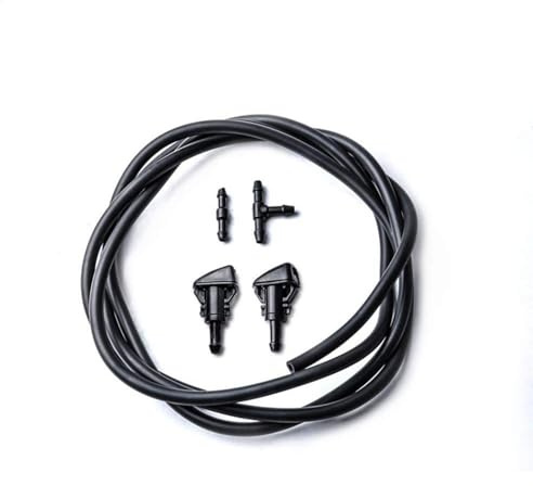 Boquillas De Limpieza De Parabrisas - Juego De Boquillas De Lavado De Coches, Boquillas De Pulverización De Parabrisas De Coche | Parabrisas De 2 Metros Con Juego De Tuberías De Riego