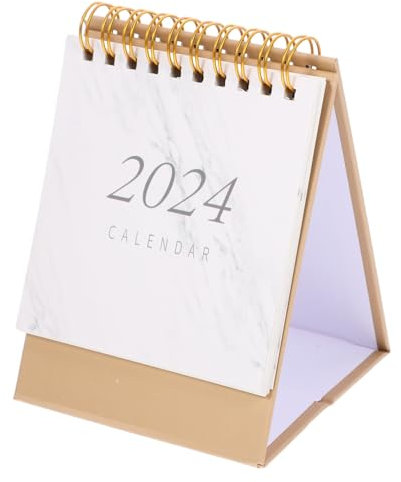Operitacx Büro Tischkalender Mit Marmor-design Ständiger Monatskalender Für Haushalt Und Büro Stabiler Stehender Schreibtischplaner Zur Organisation Und Dekoration