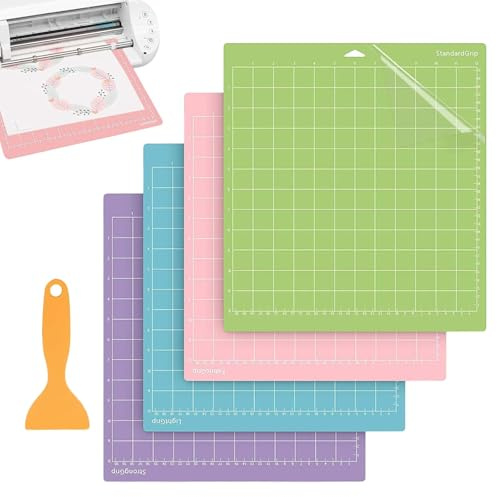 Sewing Board, Fabric Cutting Mat, Non-Slip, Crafting Cutting Mat, Scraper - Crafts Hobby Precision Scrapbooking Project, 30.5 x 30.5 cm / 12.01 x 12.01 Inch Hand Measuring Pad for Professional