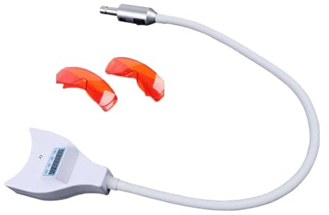 Led Dents Blanchissant la Lumière,Dentaire Mobile Blanchiment des Dents Lampe Lumière Blanchiment Accélérateur Machine Portable avec Lunettes,Pour la Famille,Hôpital