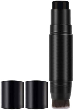 NIYANGLE Bartfüllstift Professionell Schwarz mit Bürste für Herren Bartauffüllung und Styling im Büro und Freizeit