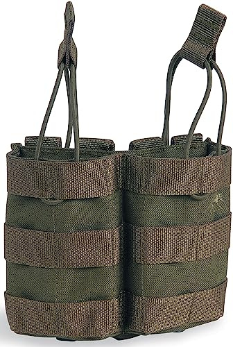 Tasmanian Tiger TT 2 SGL Mag Pouch Bel M4 MKII - Kurze Magazintasche für Zwei M4-Magazinen und mit Bungee-Cord-Sicherung
