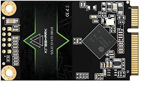Msata SSD 500GB KingShark Interno Allo Stato Solido Drive mSATA SSD 30 * 50MM 6 Gb/s Alte prestazioni mSATA Mini Hard Disk (500GB, Msata)