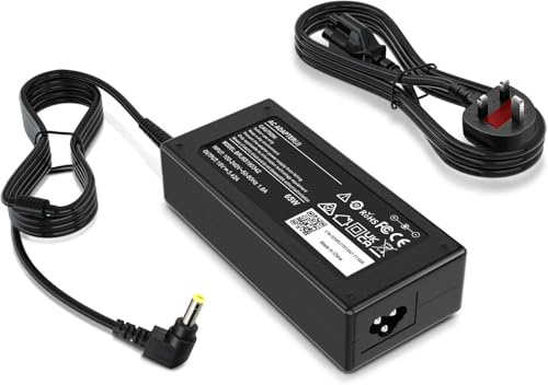 BIUBOTY 65W Laptop Charger Compatible with Toshiba Satellite C50 C55 C655 C675 C850 C855 C855D C875 P50 L50 L55 L55D L75 L300 L305 PA3917U-1ACA PA3714U-1ACA PA5035U-1ACA 19V 3.42A Adapter Power Cable