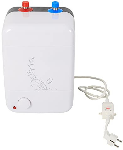 JAYEUW Piccolo Serbatoio Acqua Calda Elettrico 10L, Caldaia Acciaio Inox, IPX4 Impermeabile