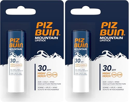 PIZ BUIN Mountain Lippenpflege LSF 30, 2 x 4.9 g