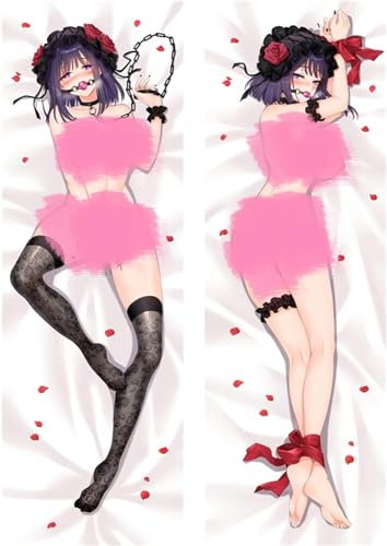 JNLIFT Body Kissenbezug Kissenhülle Anime Pillowcase,Doppelseitige Umarmungskissen Bezug,Waschbar Dekokissen Bezüge,2wt(2waytricot)-50cm*150cm