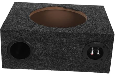 iplusmile Caisson Subwoofer Voiture Ultra-Mince Bois Et Abs Boîtier Audio pour Système Audio Véhicule Protection Et Installation Facile