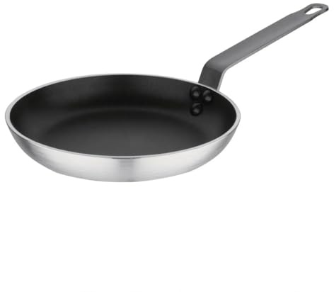 Vogue Poêle à frire antiadhésive en aluminium Teflon Platinum Plus 240 x 40 mm