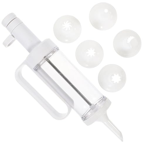 Alipis Cookie Press Tool Set 10-Piece Biscuit Maker with Biscuit Stamps and Household Baking Mould for Cake Decorating and Pastry .4 X 3 X 1.9 Inches