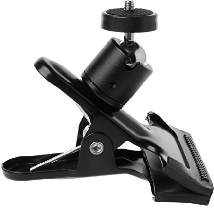 NIHENHAO Treppiede con Morsetto Multifunzionale a Livello Portatile per Strumento di serraggio Testa per Fotocamere digitali/Fotocamere Reflex Lightweig plastica + Metallo