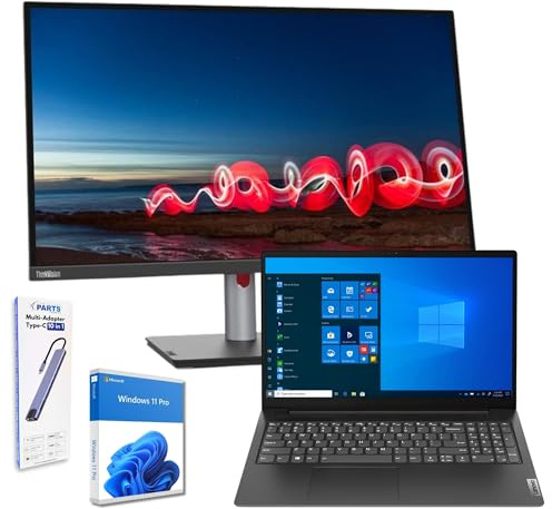 Lenovo Notebook V series G2 Intel hasta 2.80GHz, 16GB RAM, SSD 1TB, monitor 27 IPS FHD, Docking Station 10-in-1, garantía 36 meses