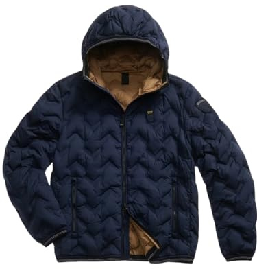 Blauer Piumino Ad Angoli Piery