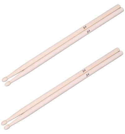 Cabilock 5a Holz Drumsticks and Schneller Reaktion mit Gutem Spielgefühl aus Ahorn 2 Paar for Schlagzeuger and Bands Gewicht für Kinder and Erwachsene