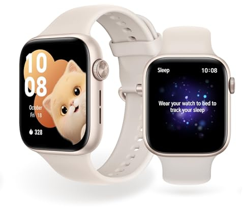 HONOR Watch 5 Smartwatch Uomo Donna, 1.85 Display AMOLED, Batteria da 15 Giorni, Tracciamento GPS Preciso, One-Tap Health Scan, 5ATM e IP68, Orologio Contapassi per Android, Dorato