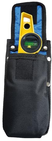 Scaffolding Nylon 2 in 1 Tools - Level Holder with Magnetic Spirit Level 250 MM 2 VIALS Angles 4 Scaffolding Tools Belt