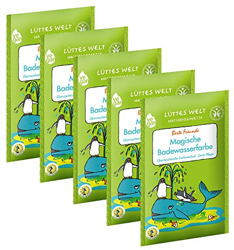 Peinture pour eau de bain Lüttes WeltBeste Freunde 5 x 80 g