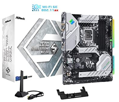 ASRock Z690 Steel Legend WiFi 6E DDR4 ATX Carte mère