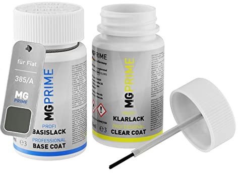 MG PRIME Billack lackstift för Fiat 385/A / 385 Lanzarote Grey + klarlack