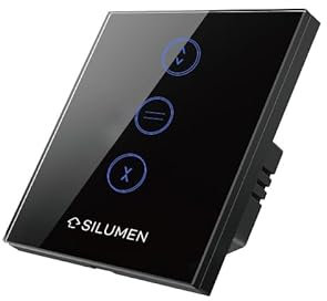 Interrupteur pour Volet Roulant Connecté Wifi Tactile - Noir