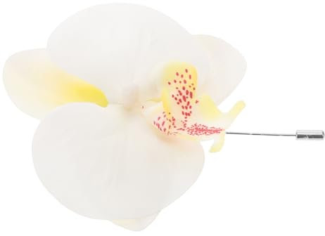 CALLARON Broche Orchidée Élégante Pour Hommes Pince à Revers Distinguée Pour Événements Formels Et Occasions Spéciales Accessoire De Mariage Et Diplôme