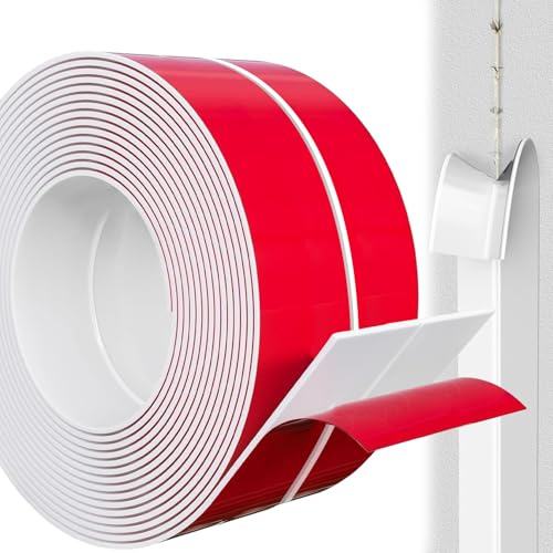 Rusoz Protection Angle Mur Souple Autoadhésive 4cm x 6m, Protection Bord de Table Flexible, Etanche, Décorative, Bande de finition en PVC pour cuisine, salle de bain(Blanc)