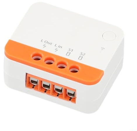 HOHOVYVY Für ZigBee ZBMINIL2 Intelligenter Lichtschalter Module Fernbedienung Sprachsteuerung Ohne Neutralleiter 6A