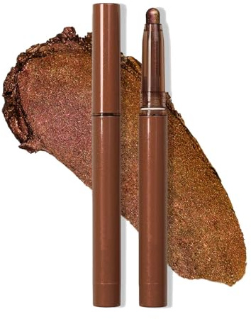 Clawrex ögonskuggspenna, glitter ögonskuggspenna, pärlglans Crayon Eyeshadow Pencil, ögonmakeup (06#ABLAZE)