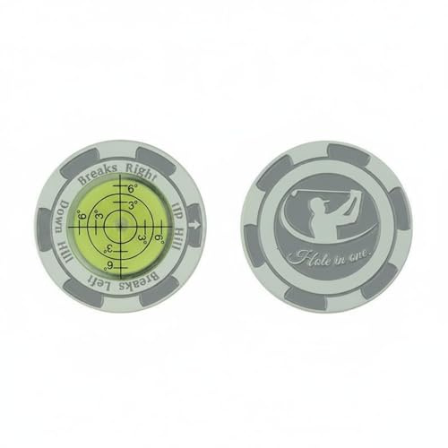Ronyme Golf Slope Meter Putting Guide Gauge Tool Reader Alignment Aid Marker Zinc Alloy Body For Reading Slope And Break Lines On Greens Personalized Support