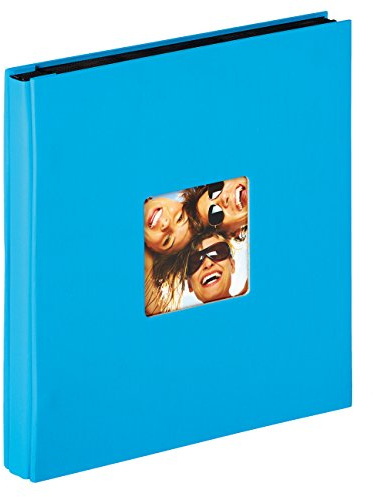 walther design Album Photo Bleu océan 400 Photos 10x15 cm Album à Enfiler avec découpe de Couverture, Fun EA-110-U
