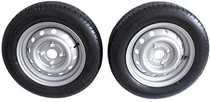UNITRAILER 2 x Roue de Remorque 155/70 R13 XL avec Jante 4JX13 - Haute Capacité de Charge